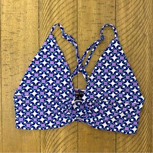π
Purple Patterned Crop Top π